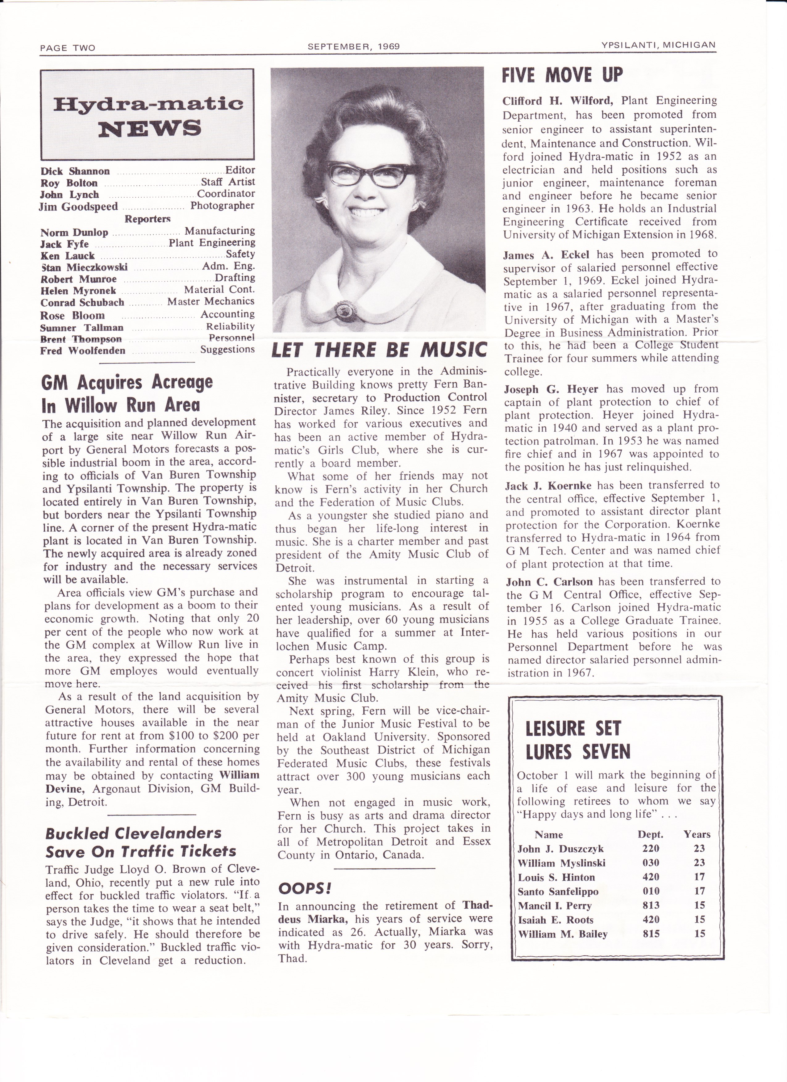Hydra-Matic News 1969, Page 2